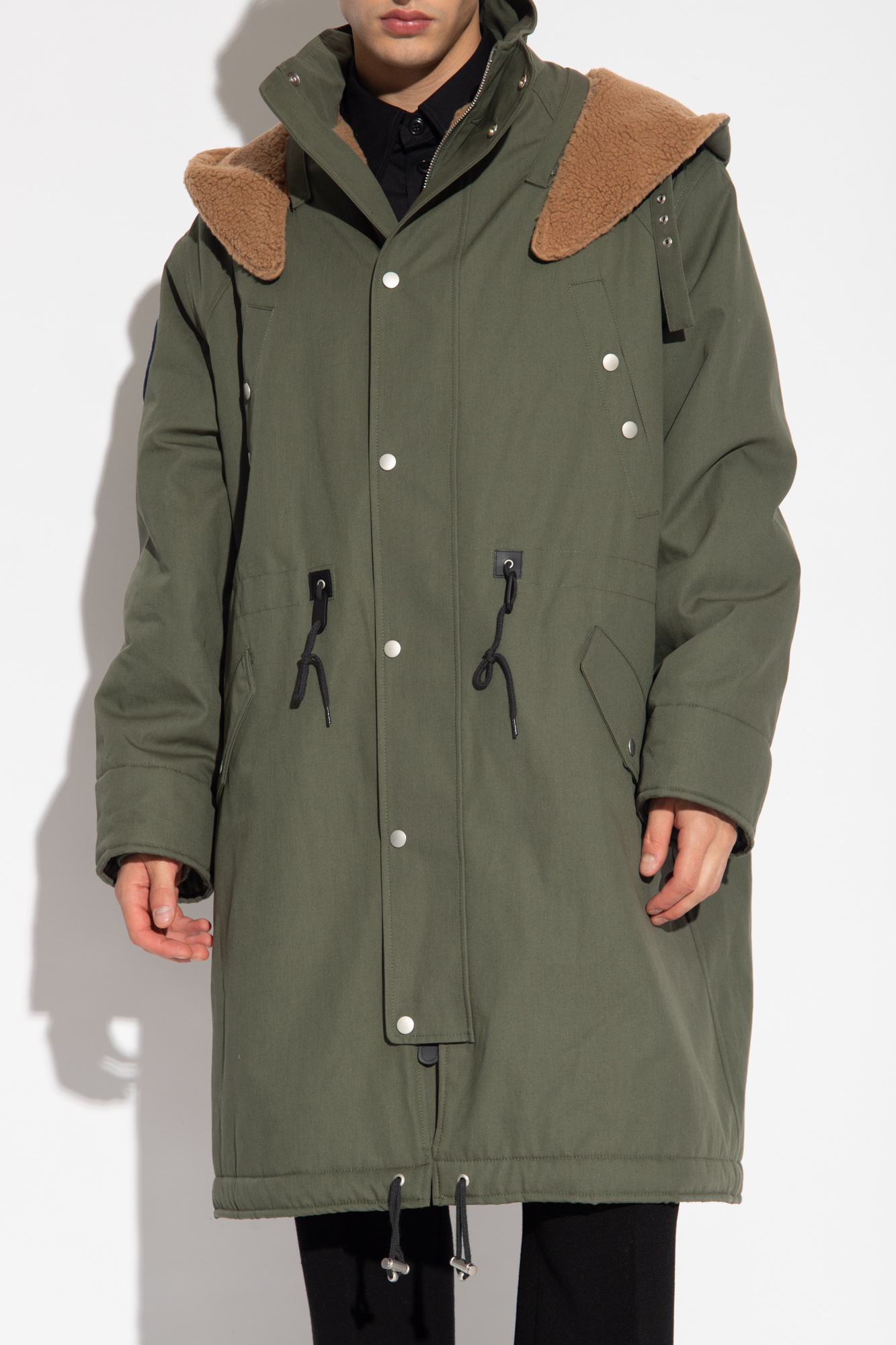 Kenzo long cheap hooded parka